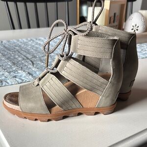 Women's Sorel  Strappy Sandals in Olive Green